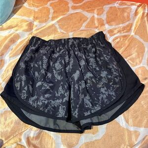 Nike Women's Black and Gray Athletic Shorts